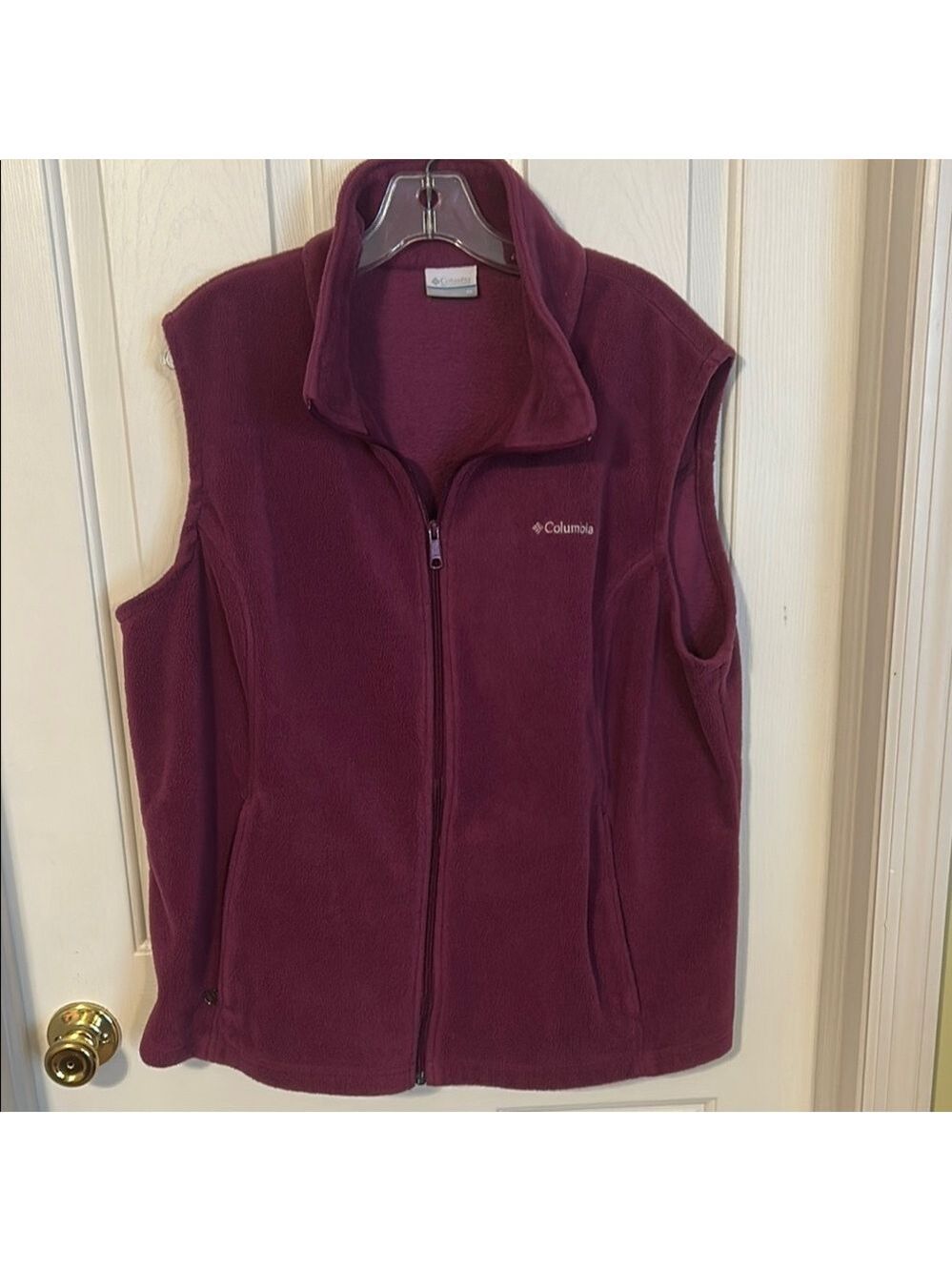 Columbia Rich Purple Sleeveless Fleece. Size 2X.